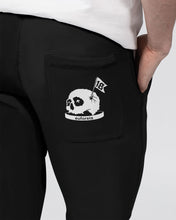 Load image into Gallery viewer, Wavy Skull Fleece Joggers